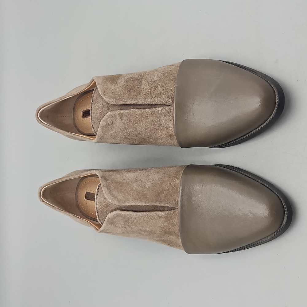 Tahari Lucy Suede Leather Oxford Flats Cap Toe Women 6.5 - Picture 2 of 14